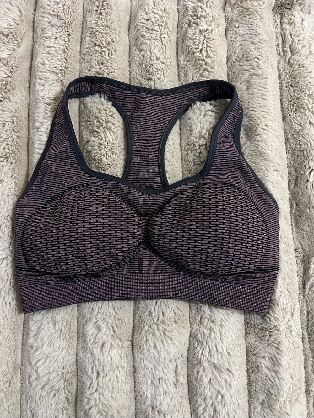 Gymshark Racerback Sports Bra - Mauve color